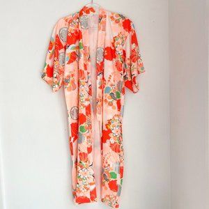 Vintage Japanese Kimono, to Wear or Decorative, Size 48